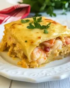 Cajun Shrimp Lasagna Roll Ups