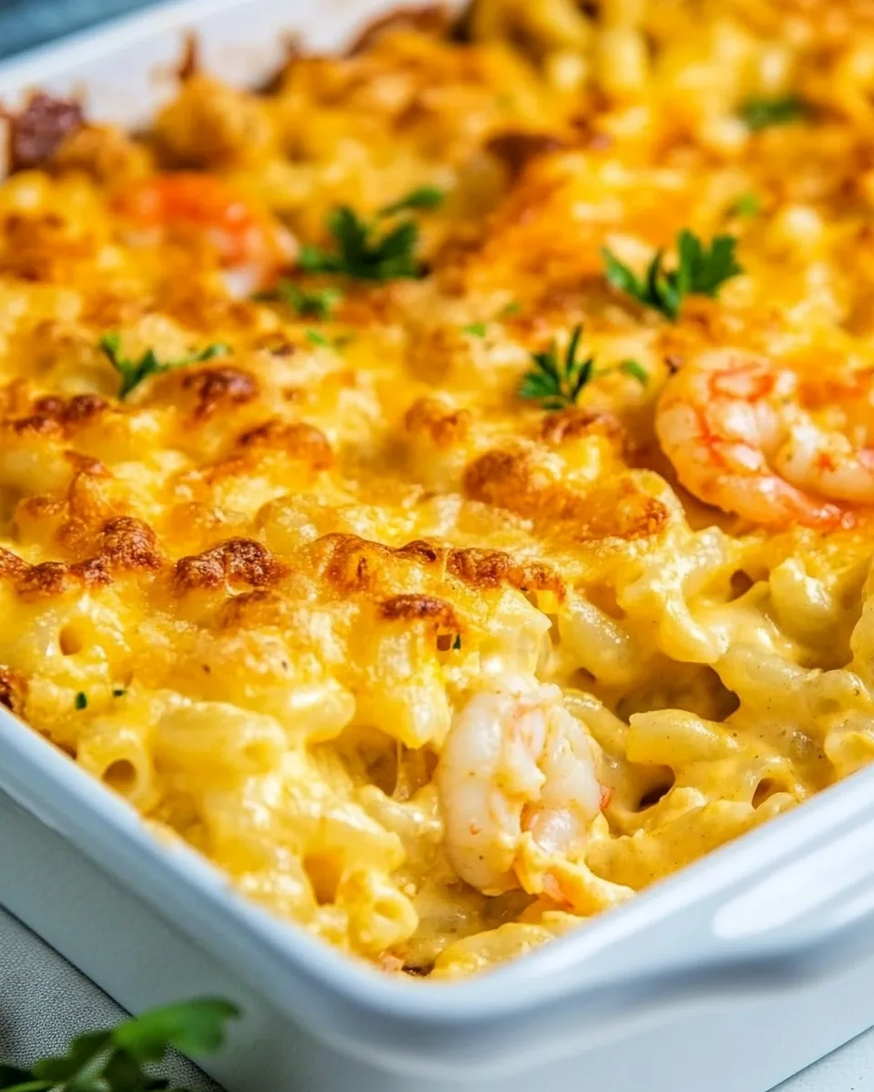 Cajun Shrimp Crab Mac Cheese
