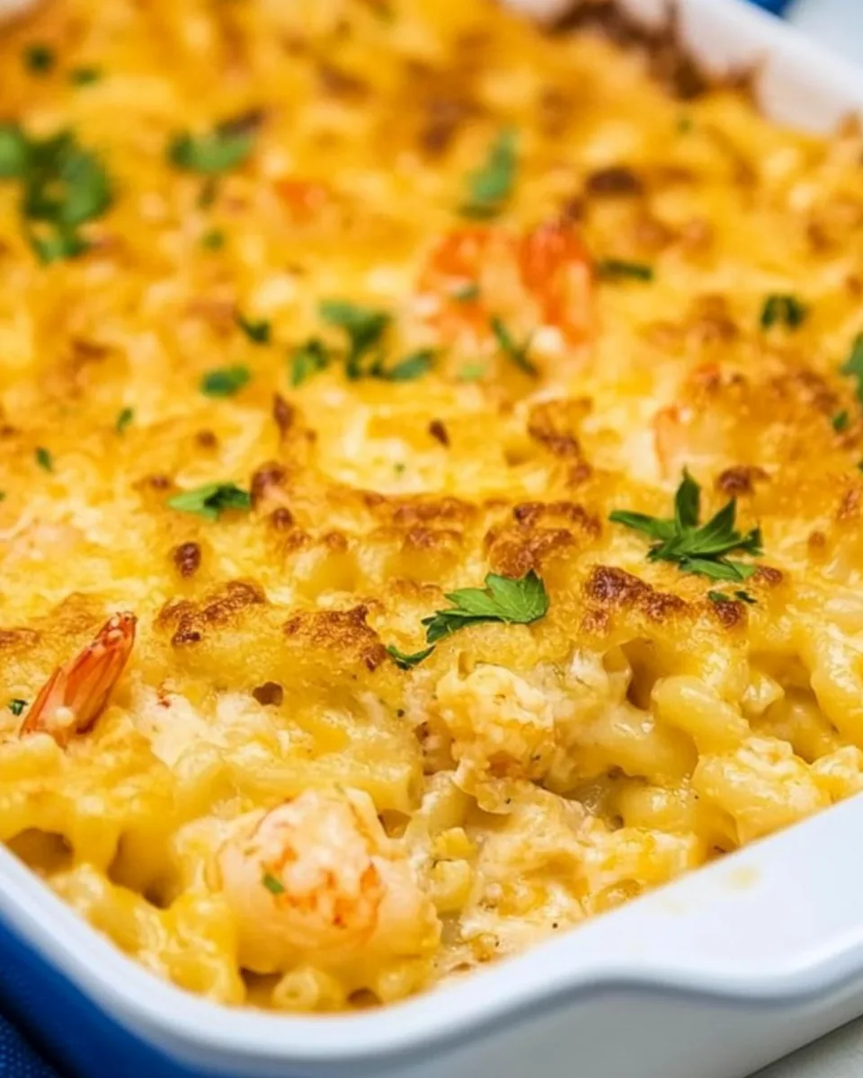 Cajun Shrimp Crab Mac Cheese