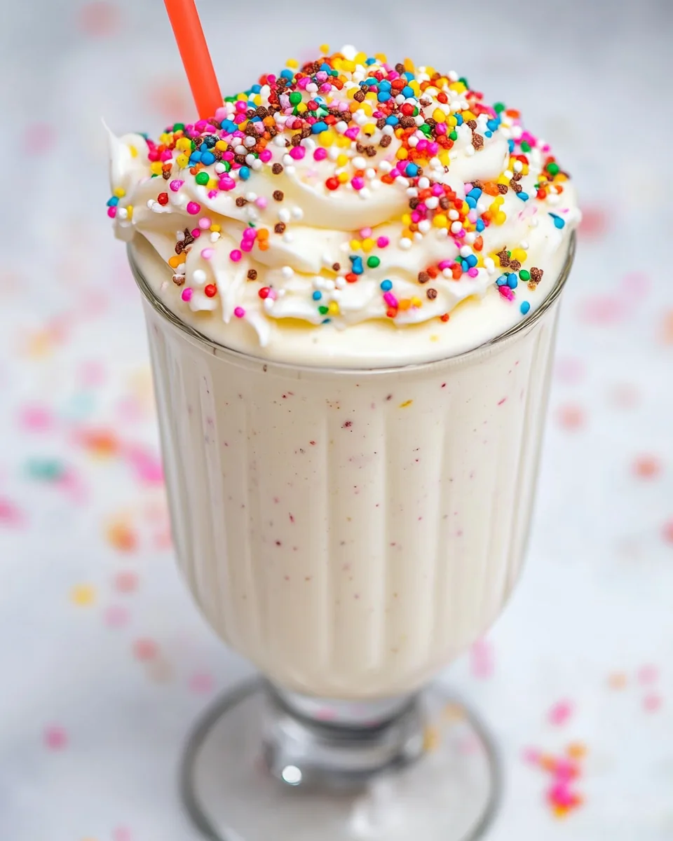 Cake Batter Milkshake
