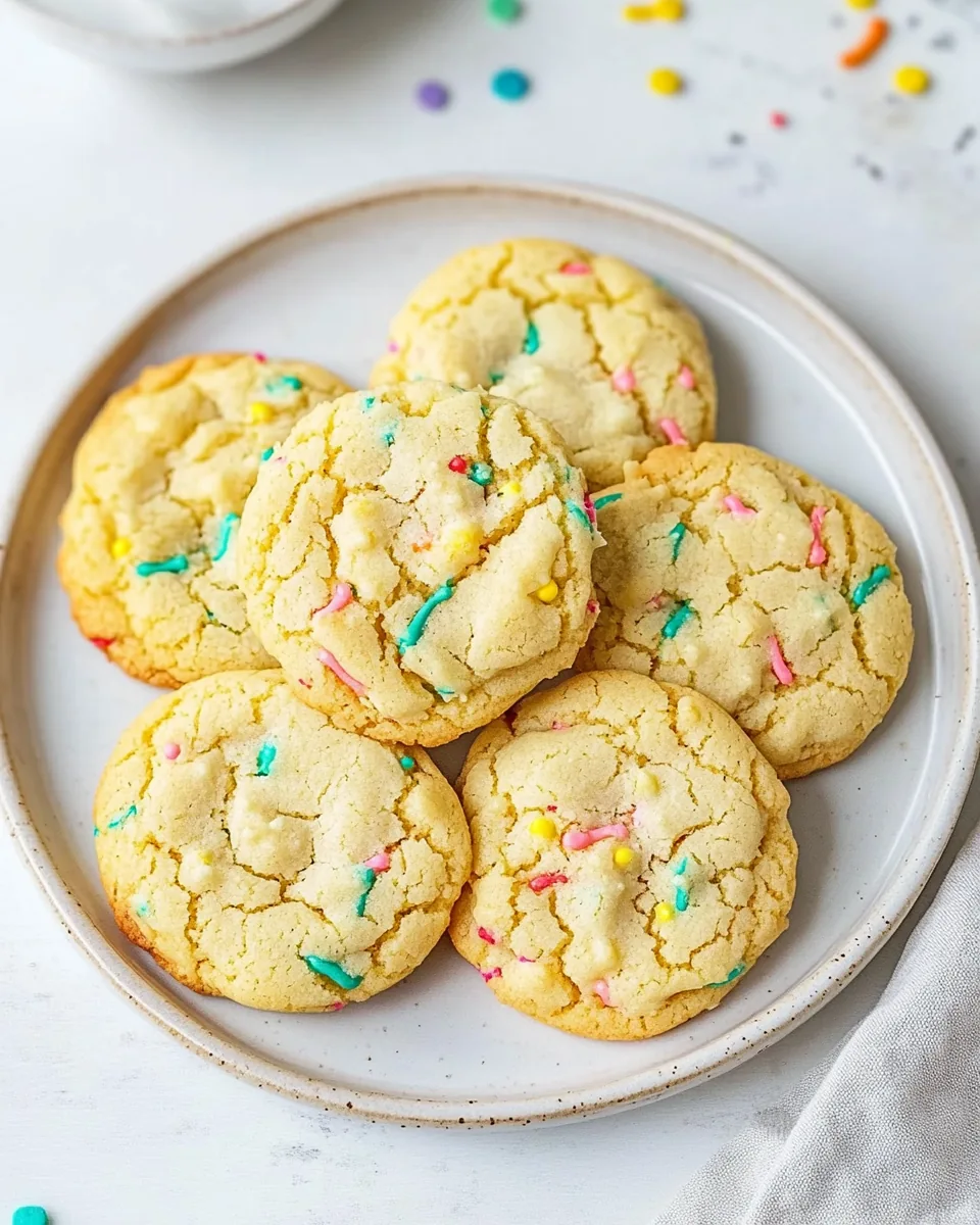 Cake Mix Cookies