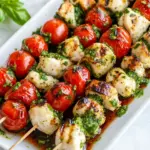 Caprese Chicken Kebabs