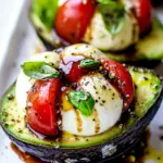 Caprese Stuffed Avocado