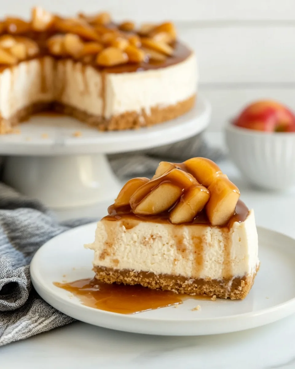 Caramel Apple Cheesecake