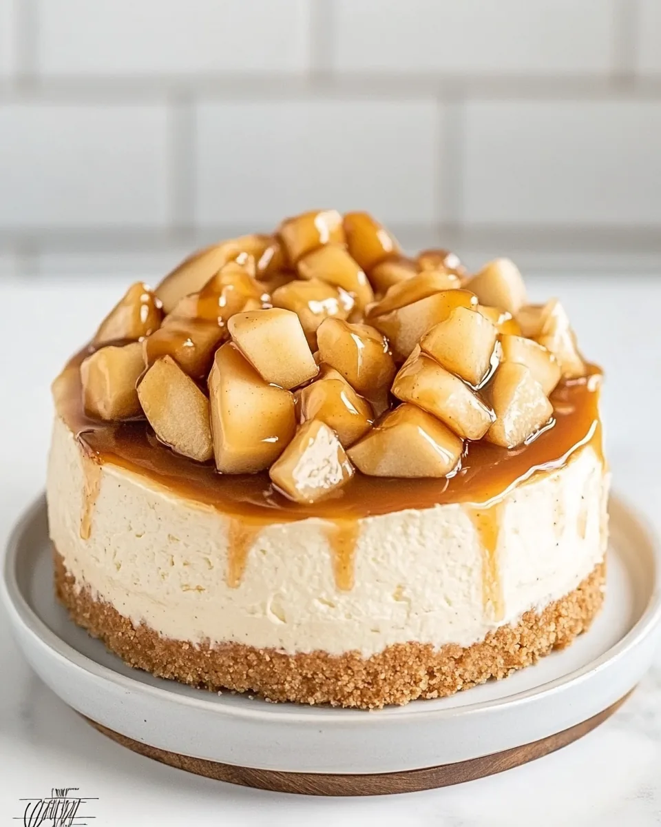 Caramel Apple Cheesecake