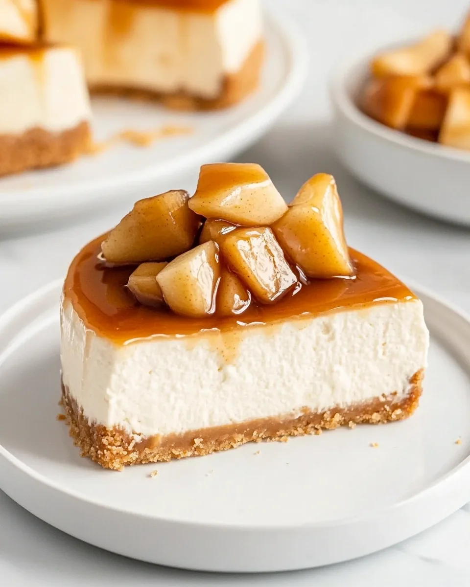 Caramel Apple Cheesecake