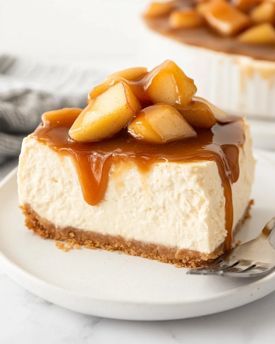 Caramel Apple Cheesecake