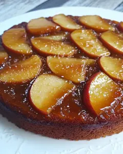 Caramel Apple Upside Down Cake