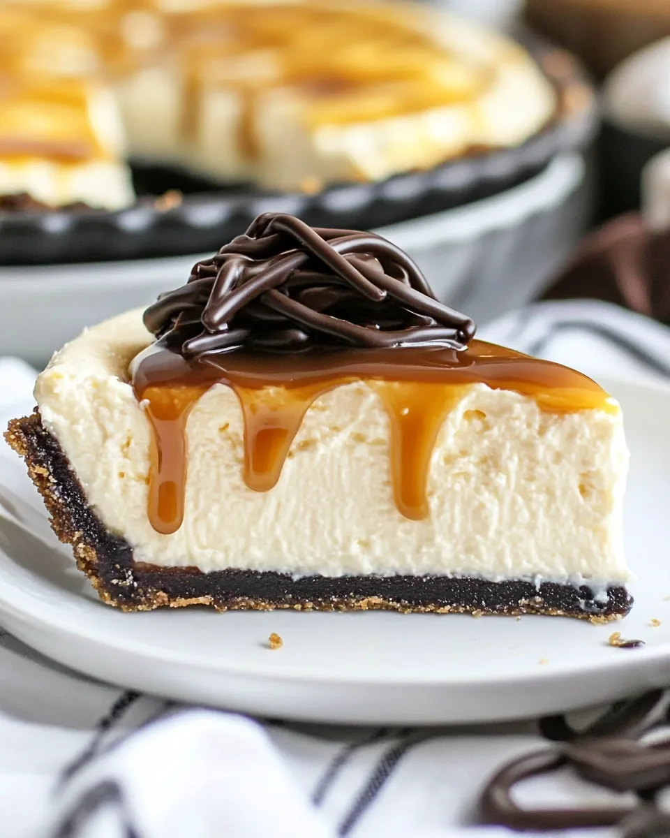 Caramel Cheesecake Pie