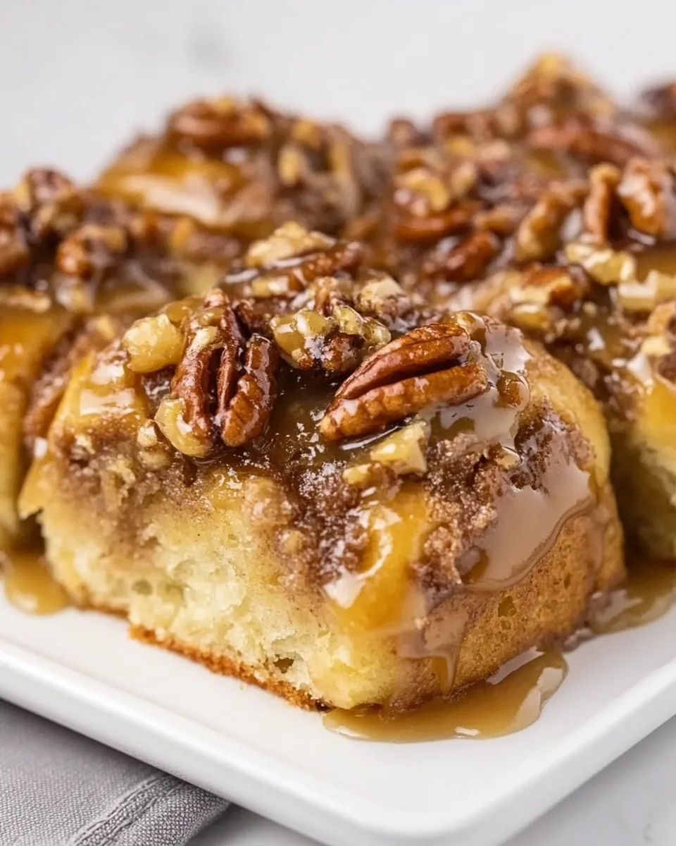 Caramel Pecan Cinnamon Rolls
