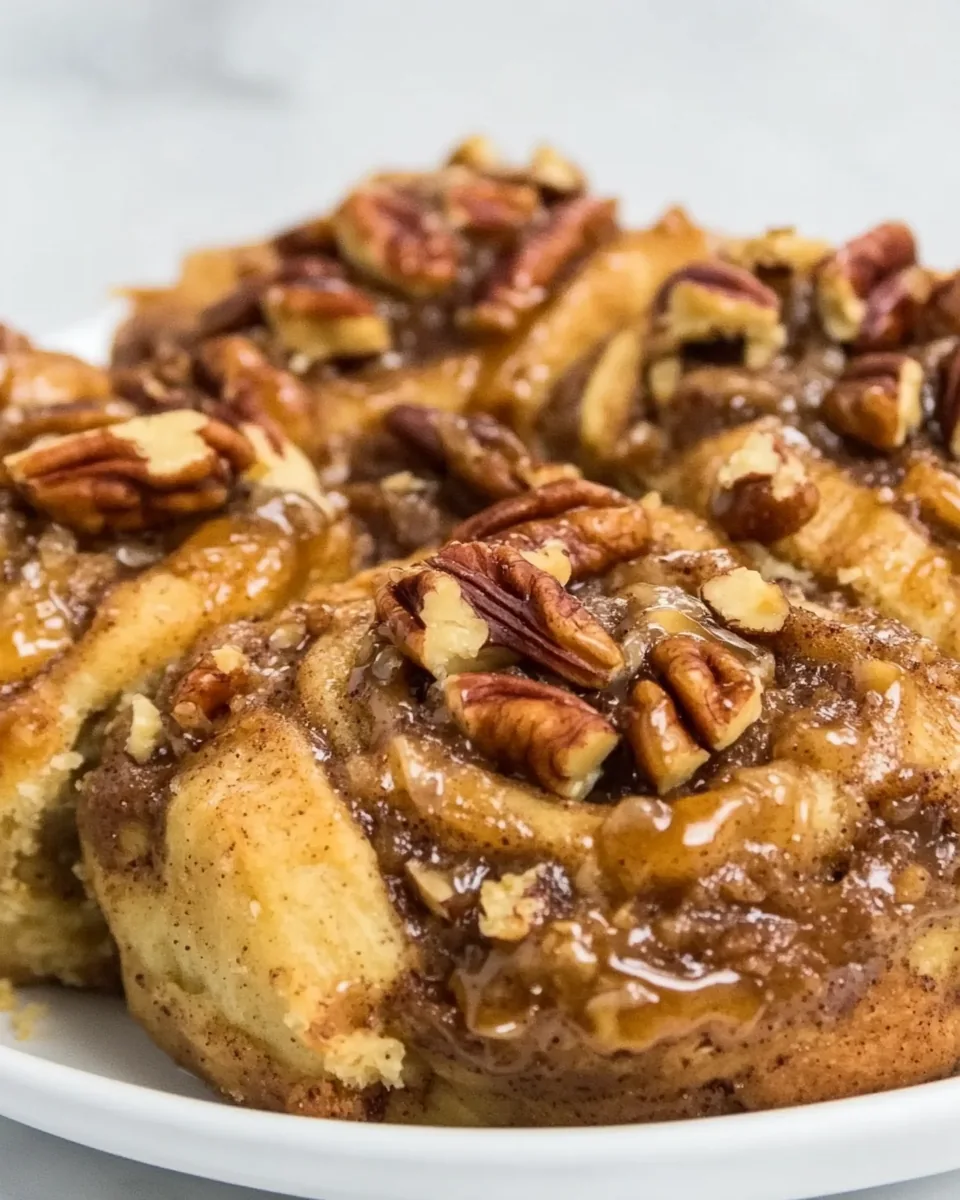 Caramel Pecan Cinnamon Rolls