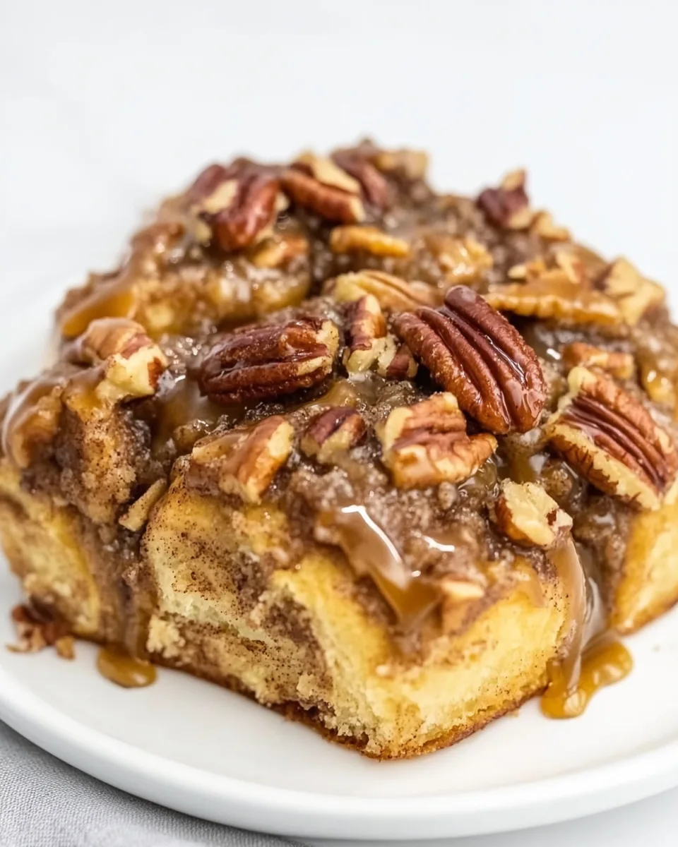 Caramel Pecan Cinnamon Rolls