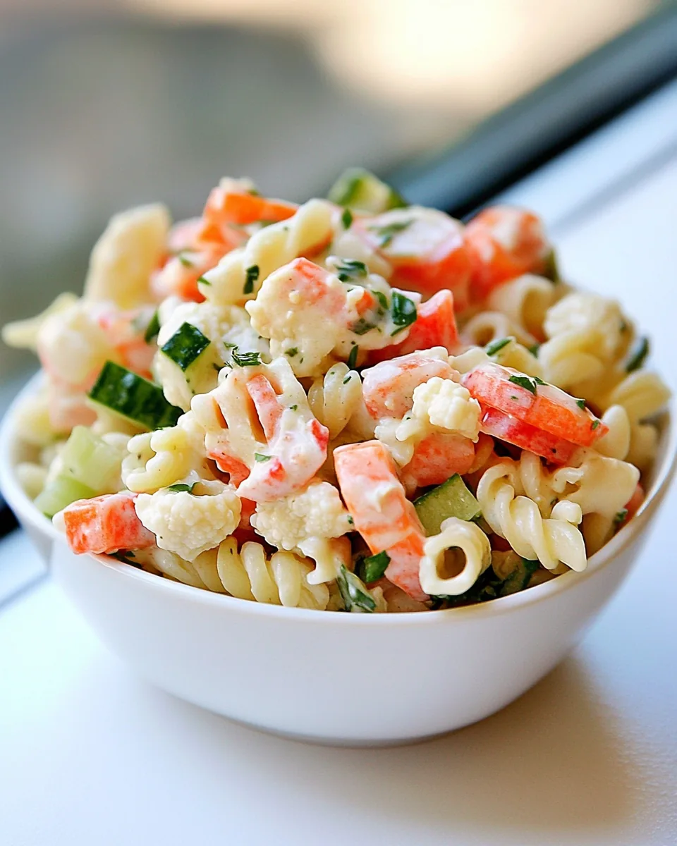 Cauliflower Pasta Salad