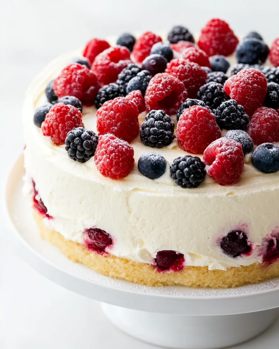 Chantilly Berry Cake