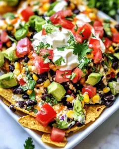 Charred Corn Poblano Black Bean Nachos