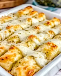Cheesy Pesto Breadsticks