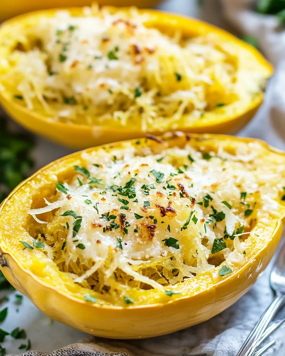 Cheesy Spaghetti Squash