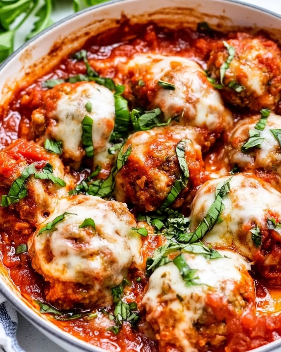 Cheesy Turkey Meatball Skillet