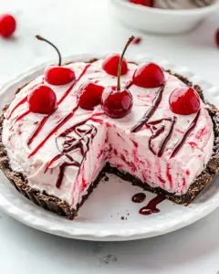 Cherry Ice Cream Pie