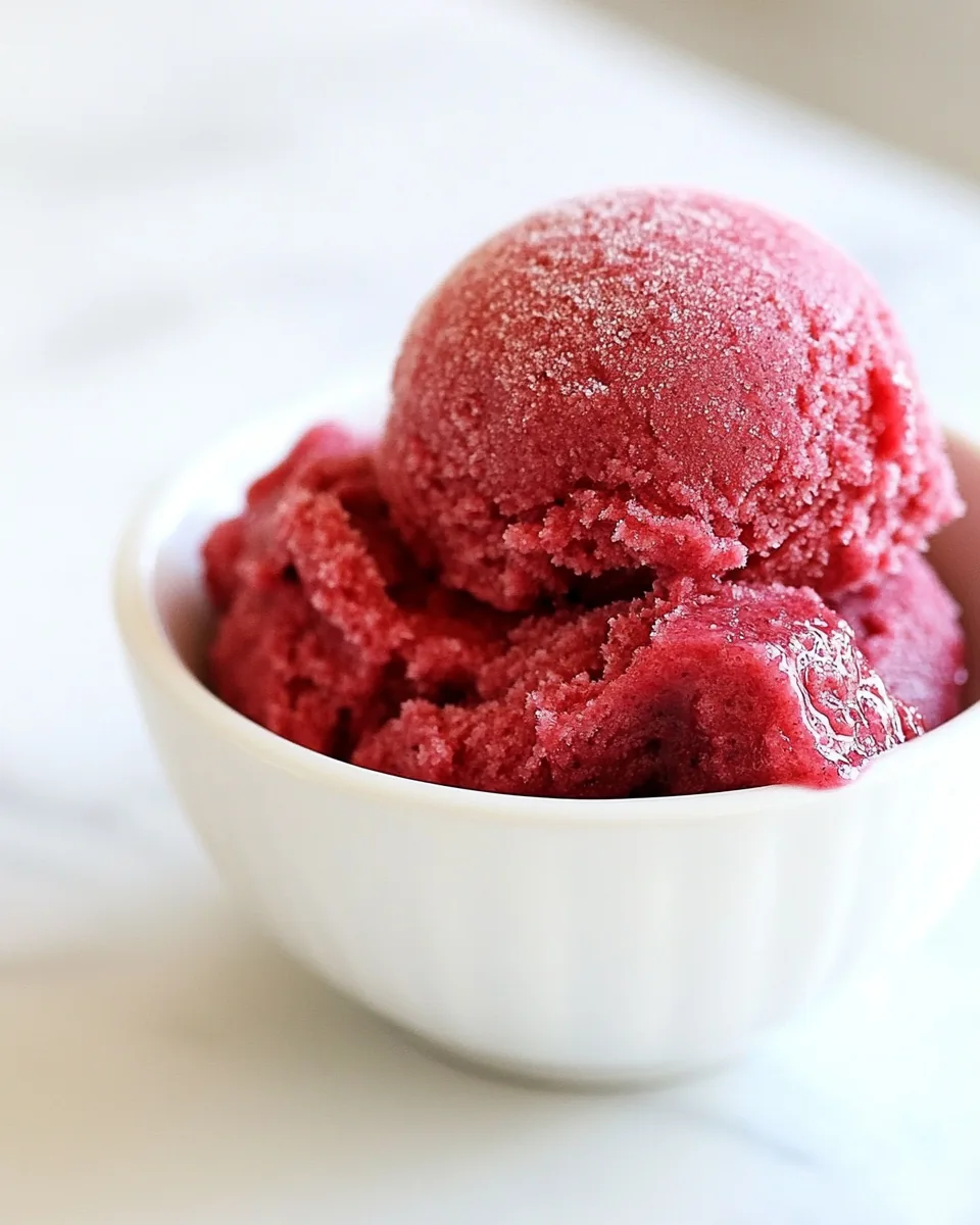 Cherry Sorbet