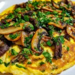 Chestnut Mushroom Omelette