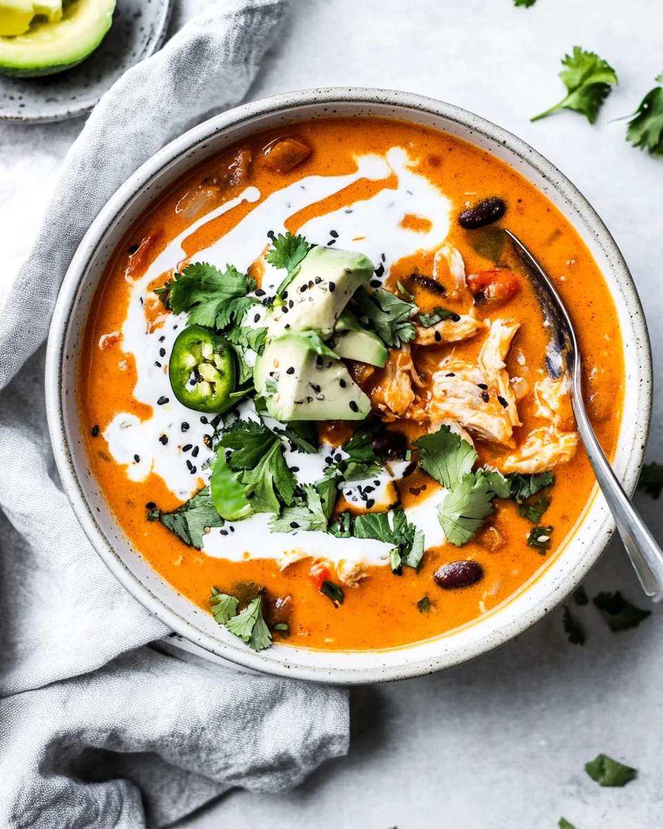 Chicken Enchilada Soup