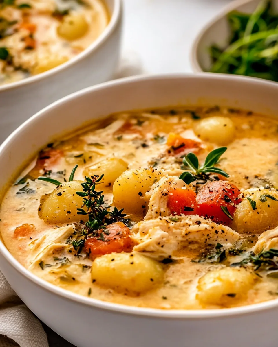 Chicken Gnocchi Soup