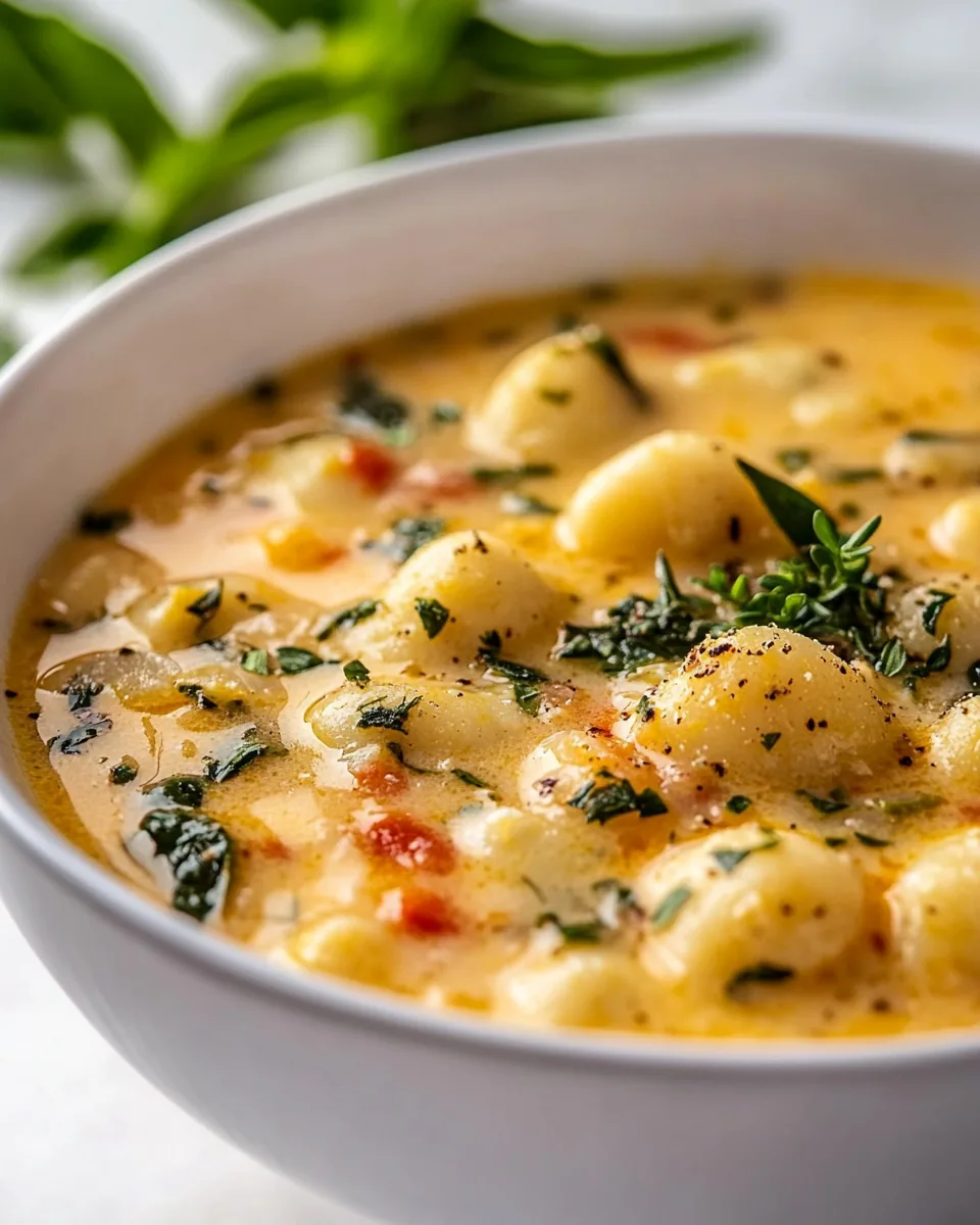 Chicken Gnocchi Soup