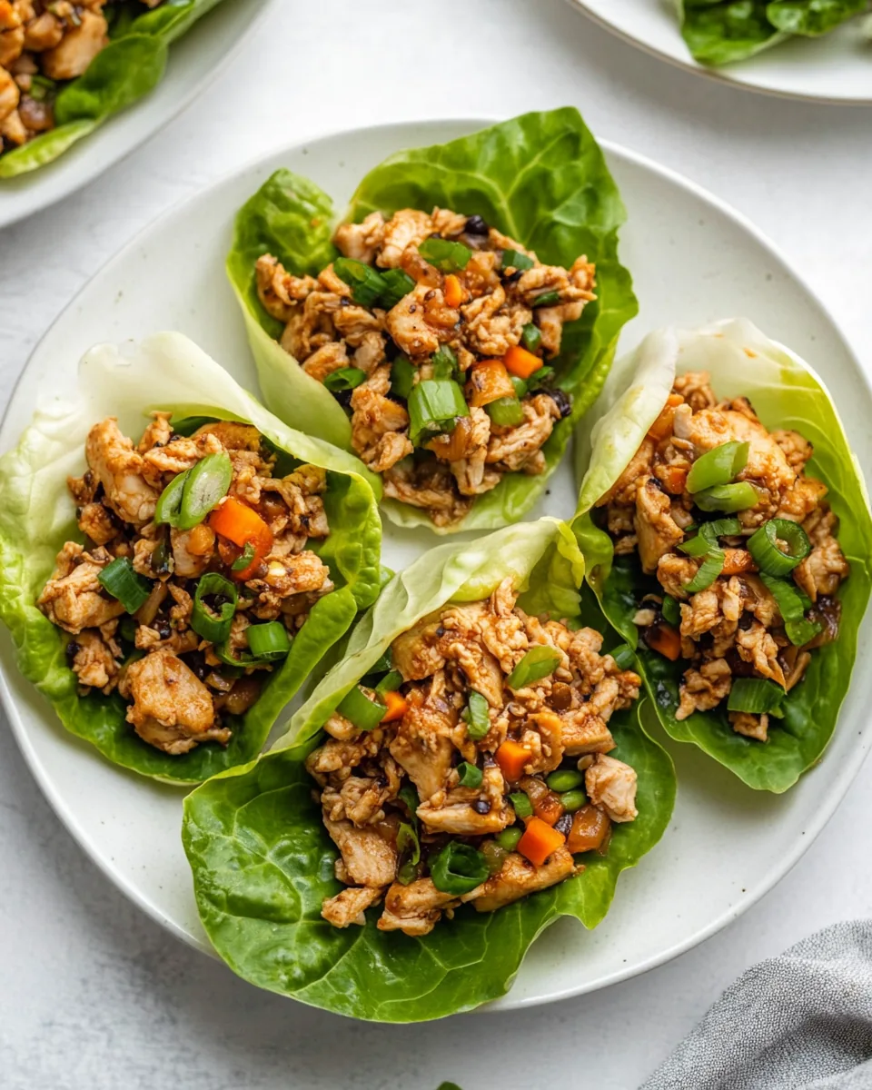 Chicken Lettuce Wraps
