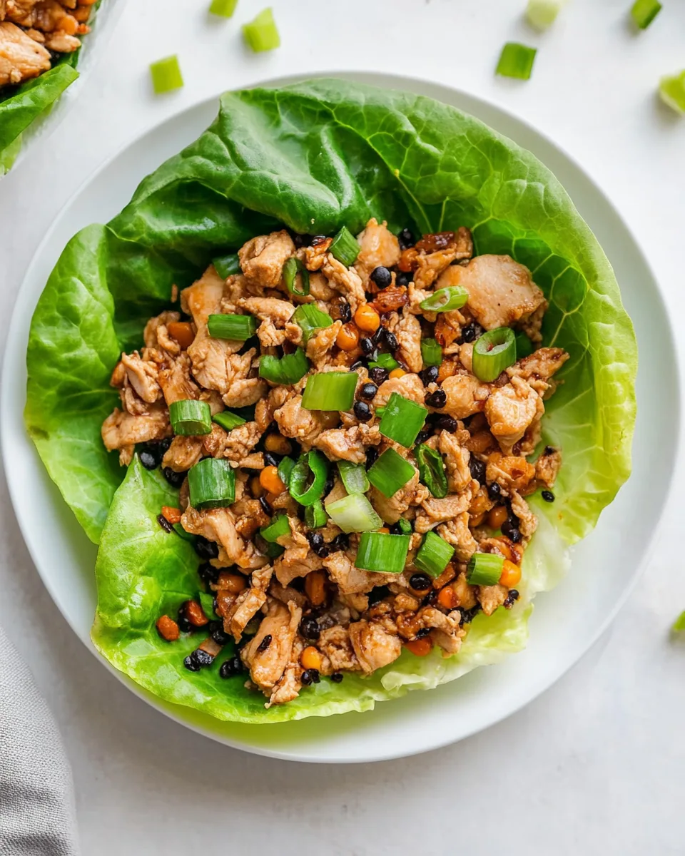 Chicken Lettuce Wraps