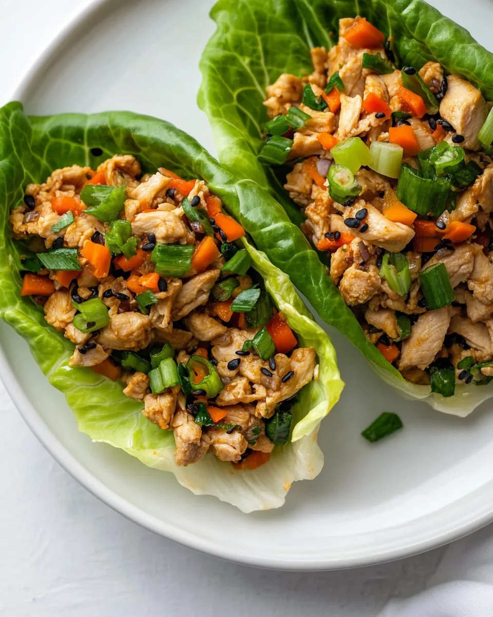 Chicken Lettuce Wraps