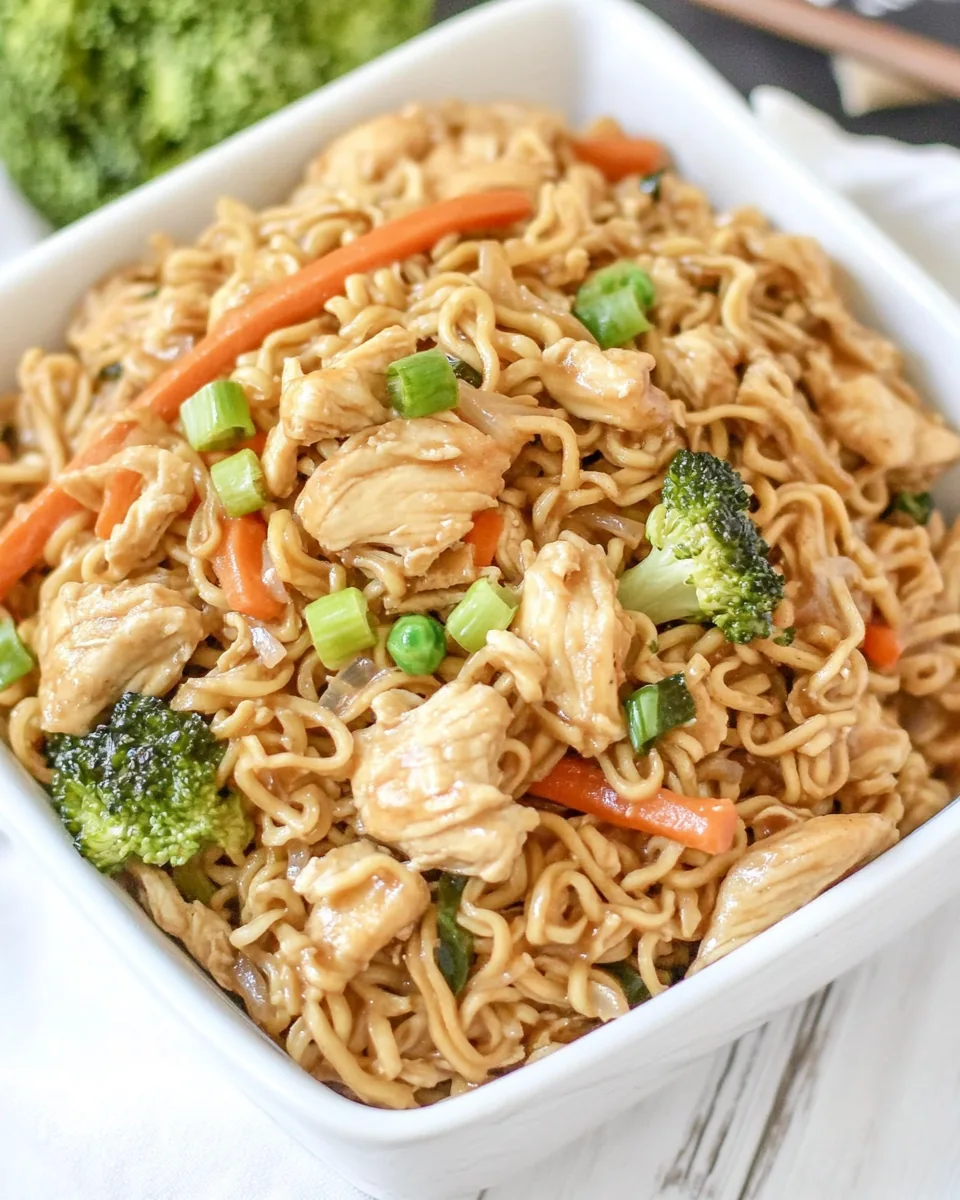 Chicken Ramen Stir Fry