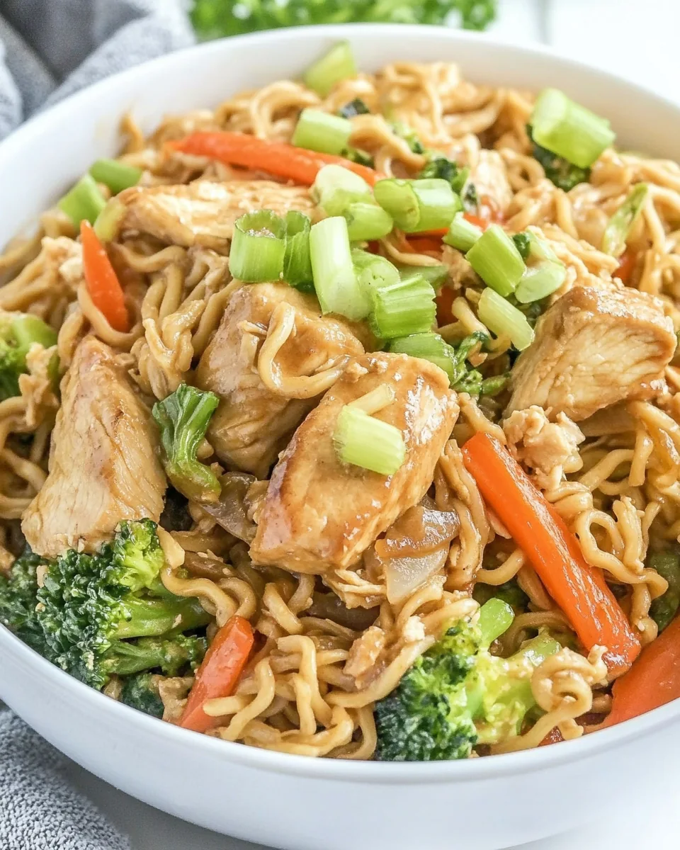 Chicken Ramen Stir Fry