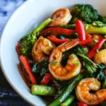 Chinese Style Skinny Shrimp and Vegetables