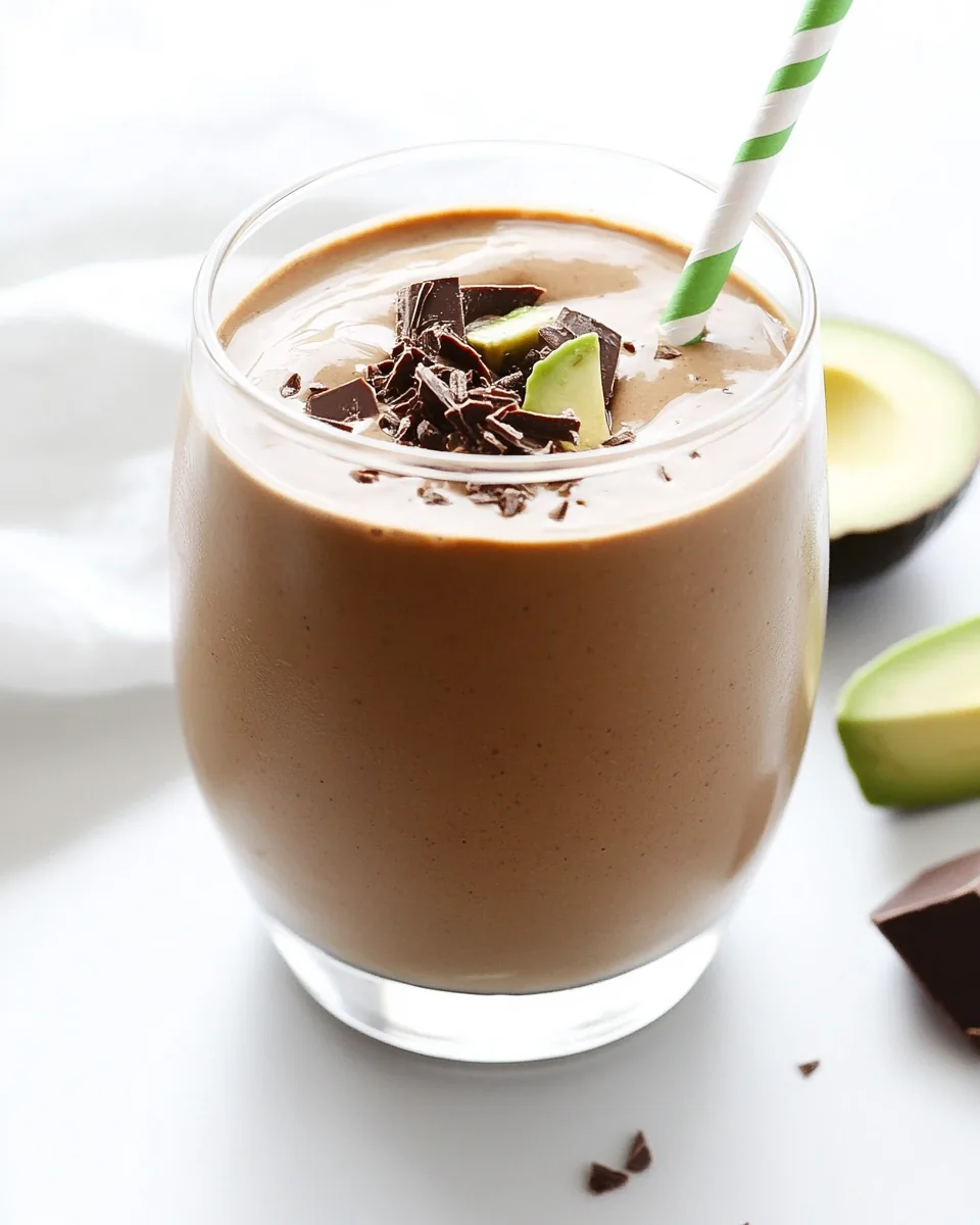 Chocolate Avocado Smoothie