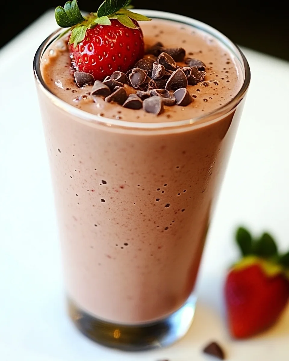 Chocolate Covered Strawberry Shake