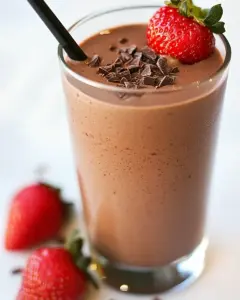Chocolate Covered Strawberry Shake