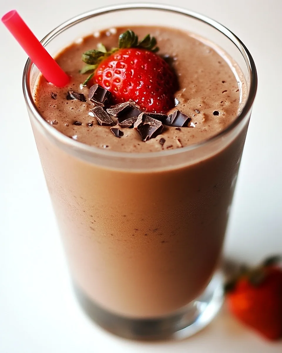 Chocolate Covered Strawberry Shake