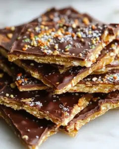 Chocolate Covered Toffee Matzo Crunch