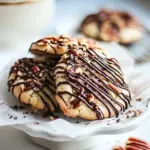 Chocolate Drizzled Buttery Pecan and Caramelized Condensed Milk Cookies