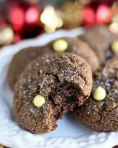 Chocolate Gingerbread Cookies