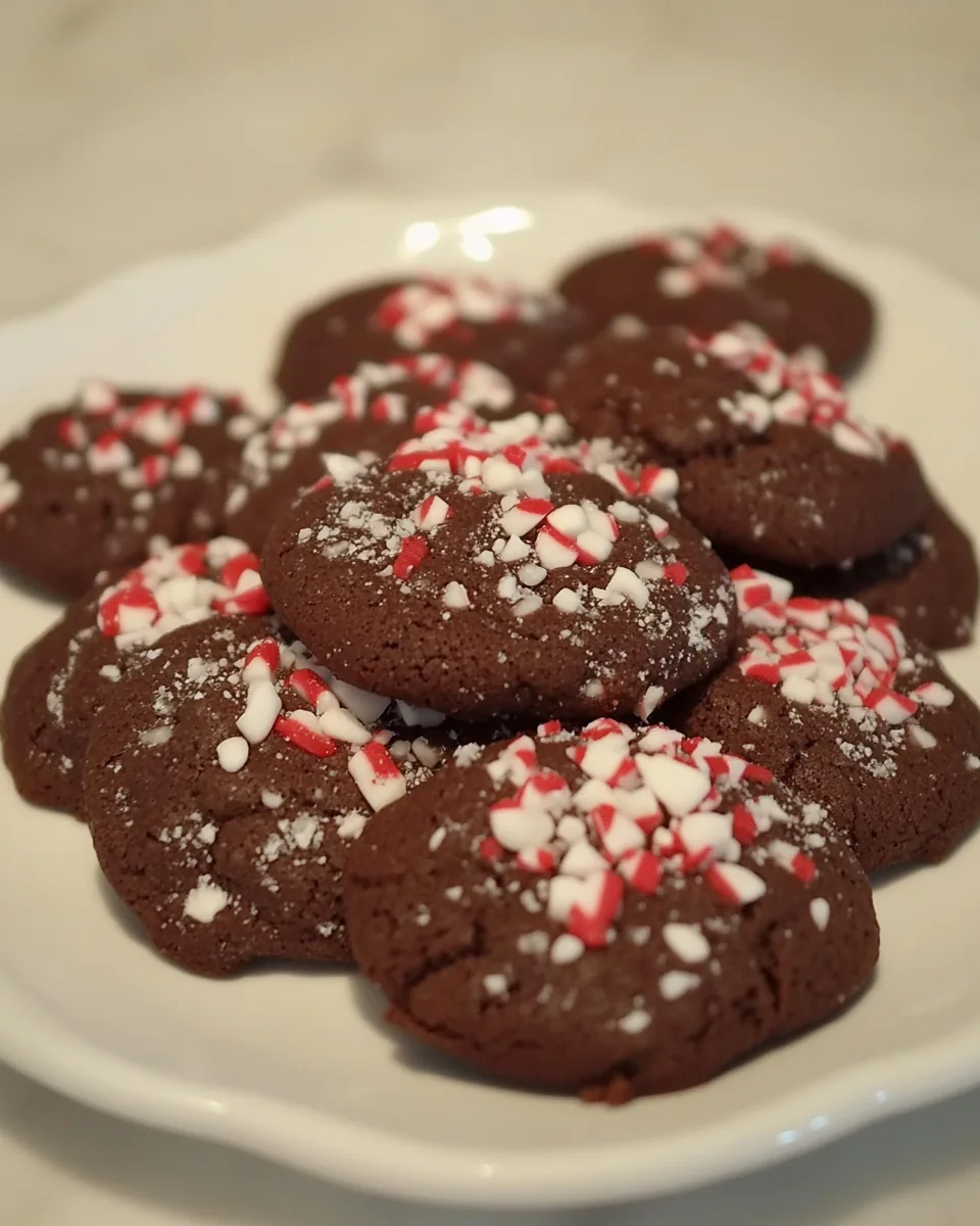 Chocolate Peppermint Cookies