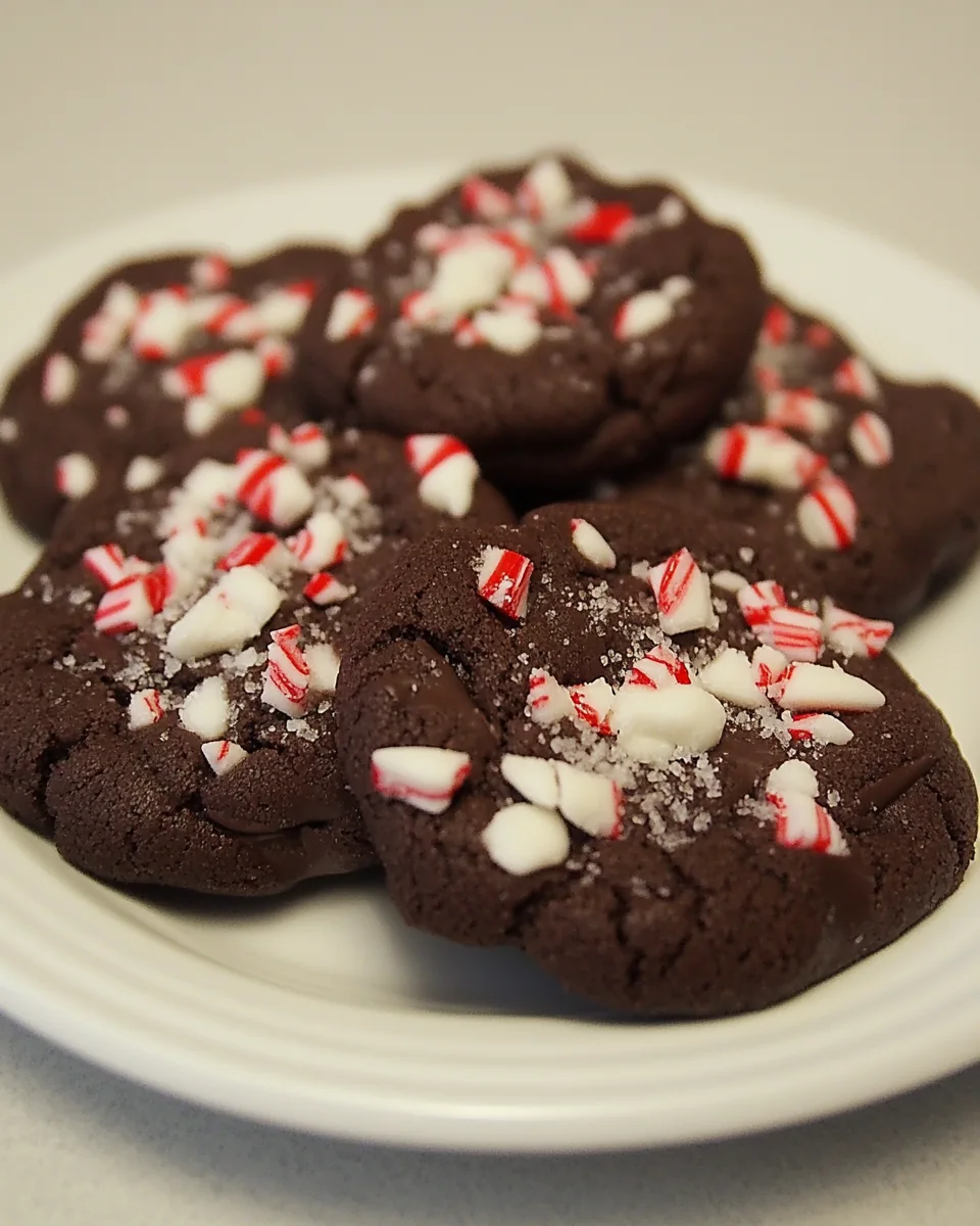 Chocolate Peppermint Cookies