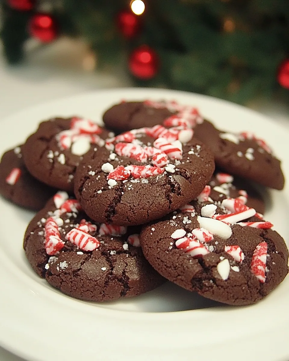 Chocolate Peppermint Cookies