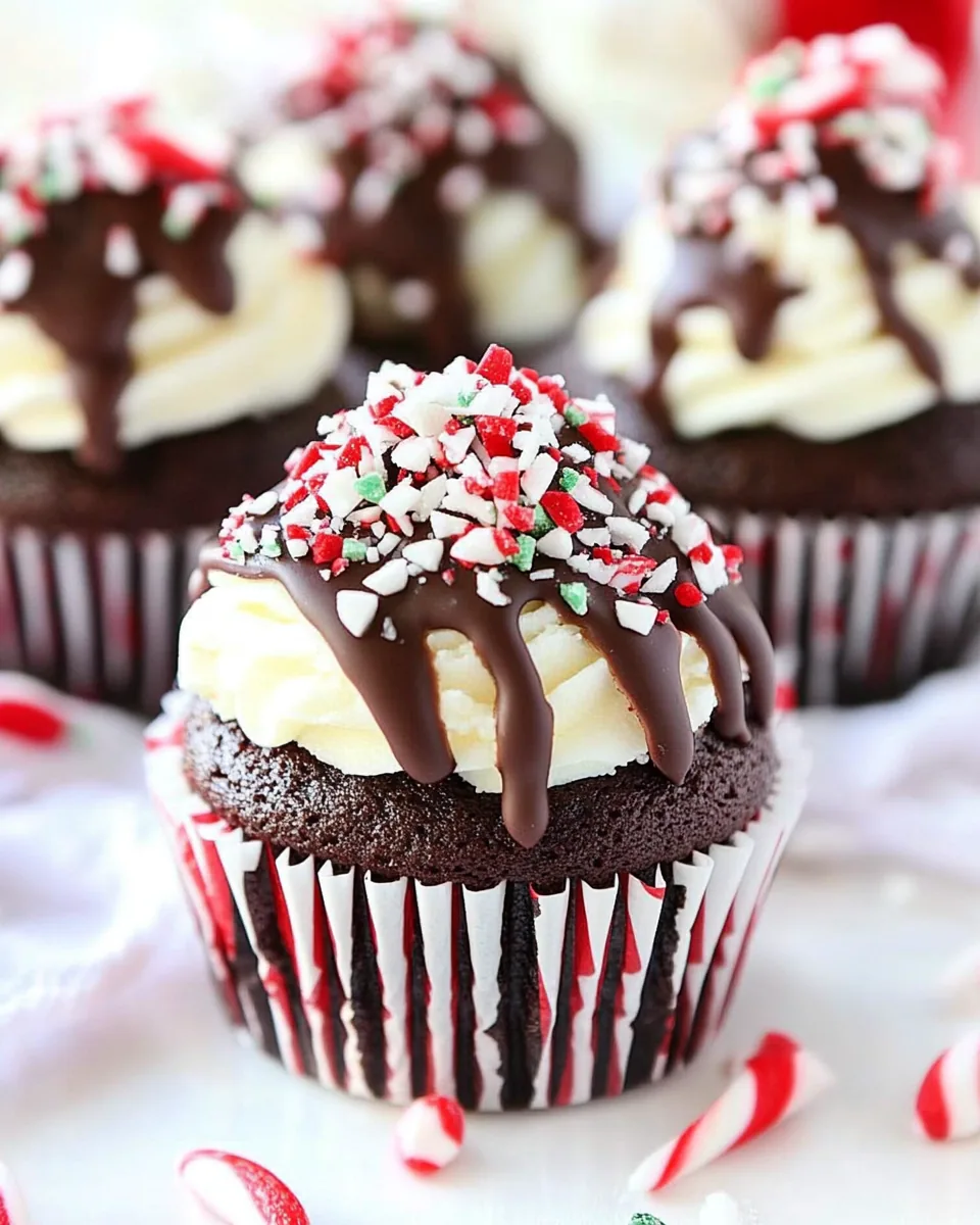 Chocolate Peppermint Cupcakes