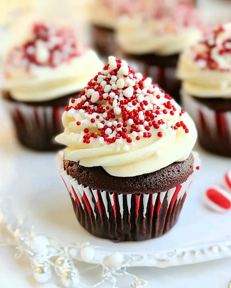 Chocolate Peppermint Cupcakes