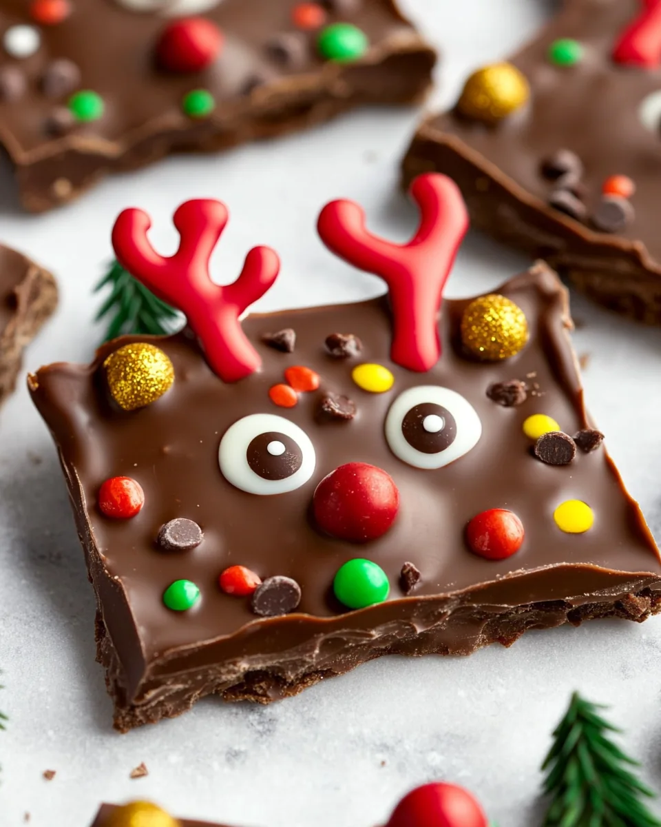 Chocolate Reindeer Bark