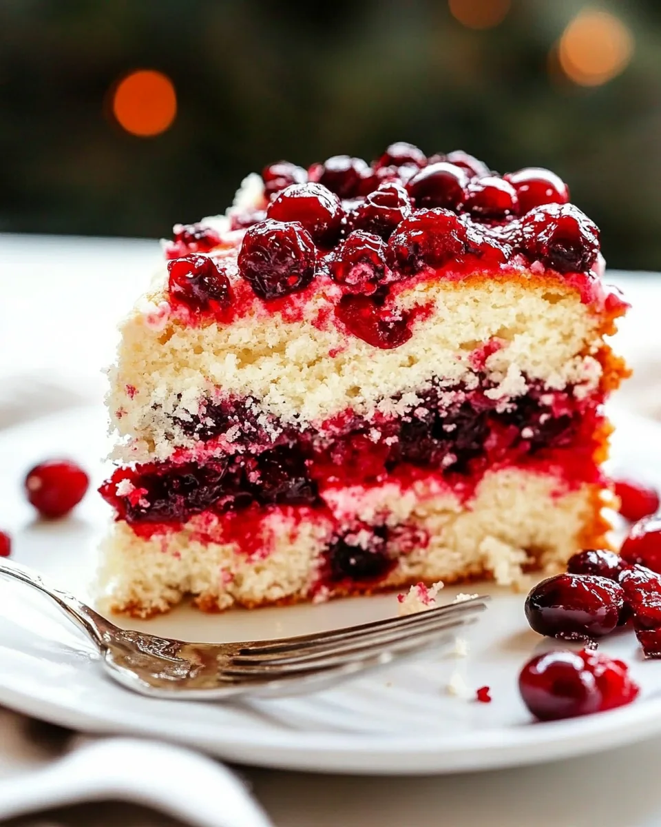 Christmas Cranberry Cake