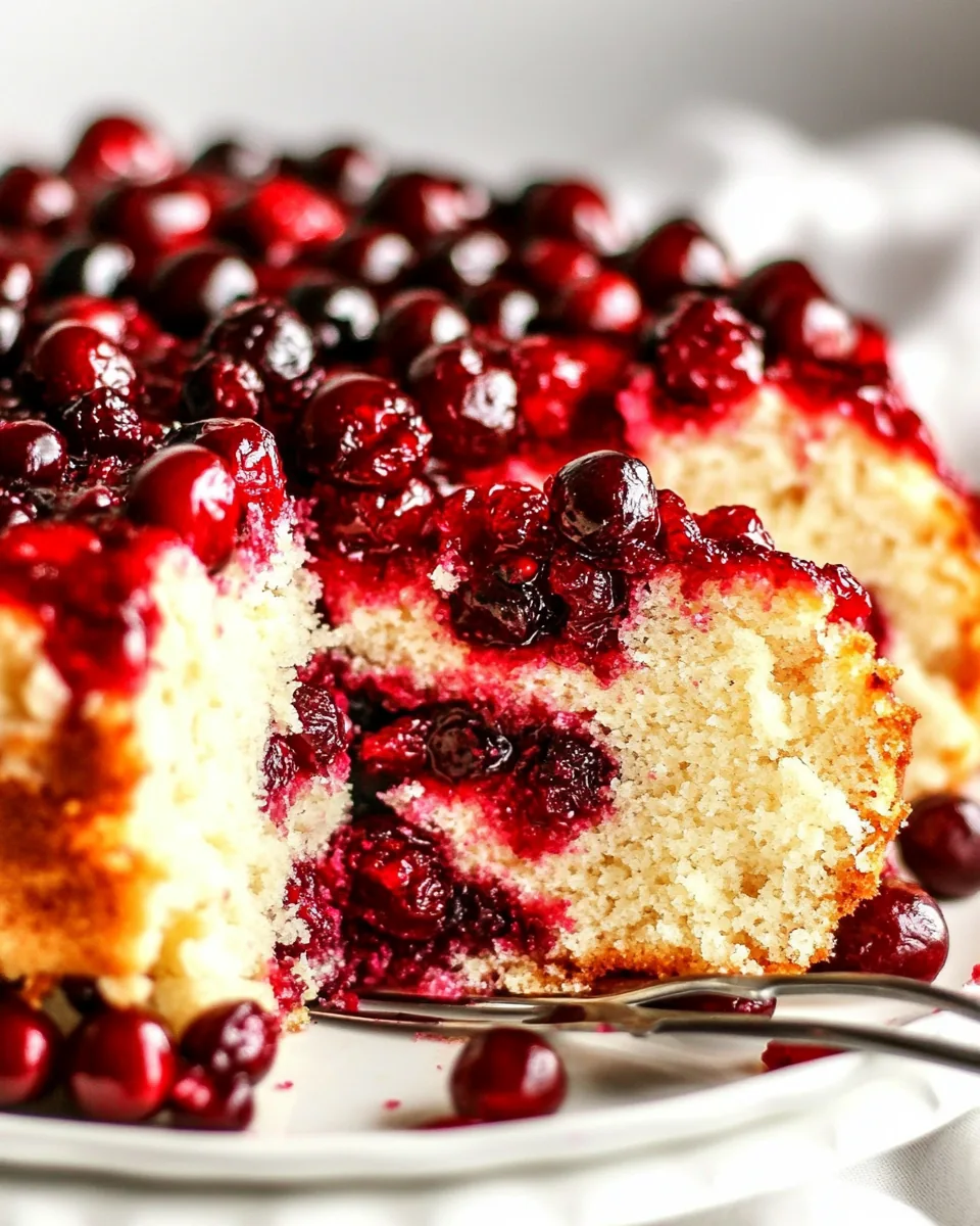 Christmas Cranberry Cake