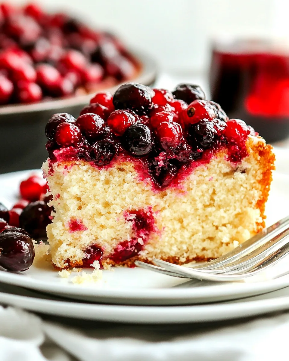 Christmas Cranberry Cake